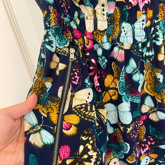 Mela London multicolored Mini Dress with all over butterfly print in XS, US 4. - Picture 6 of 6